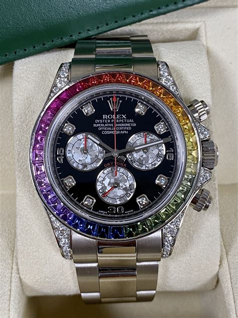 rainbow rolex daytona|rolex rainbow daytona original price.